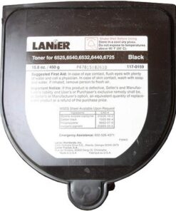 LANIER 1170159 Toner Cartridge for 6440, 6525, 6532, 6540, 6725, Black