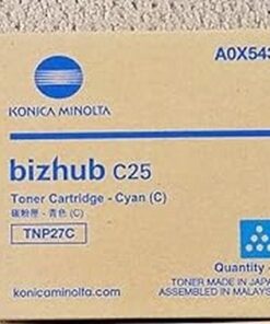 Konica Minolta Genuine Toner Bizhub C25 TNP27 Cyan