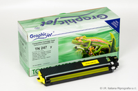 Compatible Yellow Laser Toner for Brother TN247-Estimated Yield 2,300 Pages @ 5%