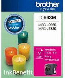 Genuine Magenta Inkjet for Brother LC673-Estimated Yield 2,400 @ 5% Coverage