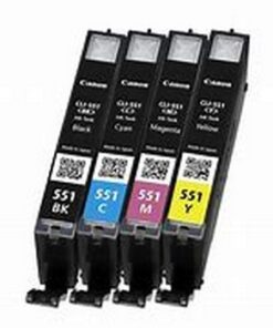 Compatible Multipack (B, C, M, Y) Inkjet for Canon CLI551